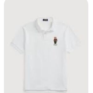 Polo Ralph Lauren Boys Short Sleeve White Polo Size 7